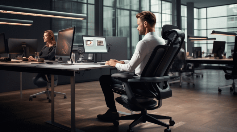 Comment s’asseoir sur une chaise de bureau ergonomique ?